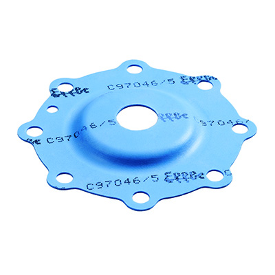 EFFBE silicone dish-shaped diaphragm for high-temperature applications